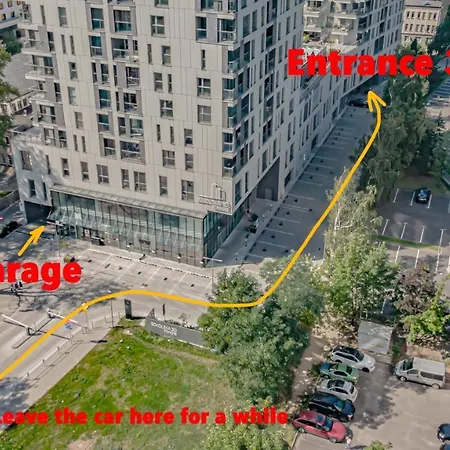 Urban Luxury Skyline Sokolska Towers 30a, 2 Free Garages, Gym & Sauna, Self Check-in