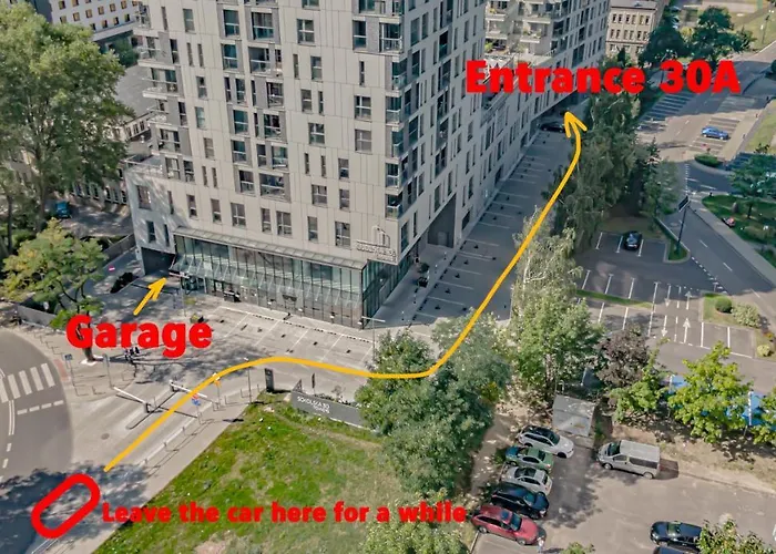Urban Luxury Skyline Sokolska Towers 30a, 2 Free Garages, Gym & Sauna, Self Check-in